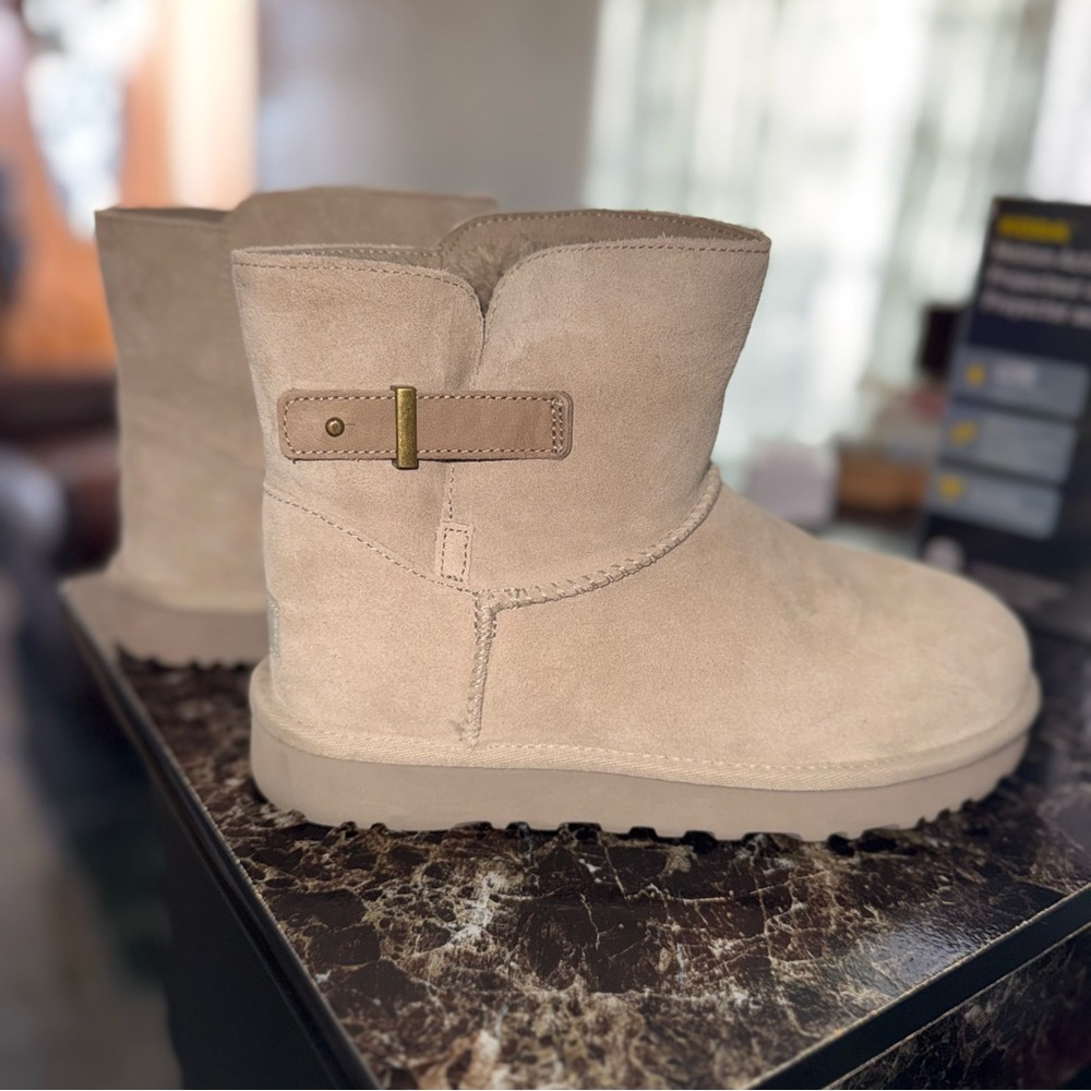 UGG Tan Ankle Boots